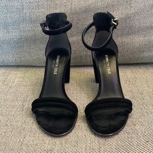 Kenneth Cole Black Suede Sandal